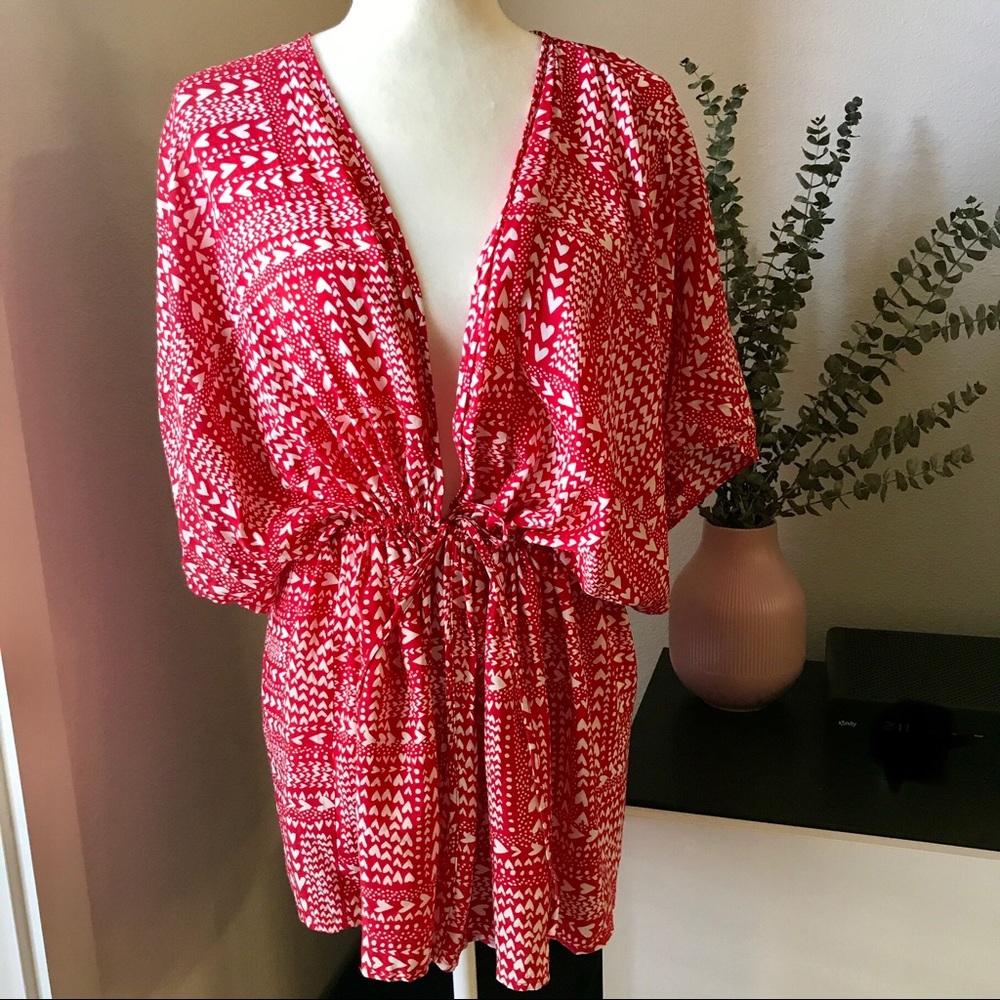 Victorias Secret | Red Heart Kimono